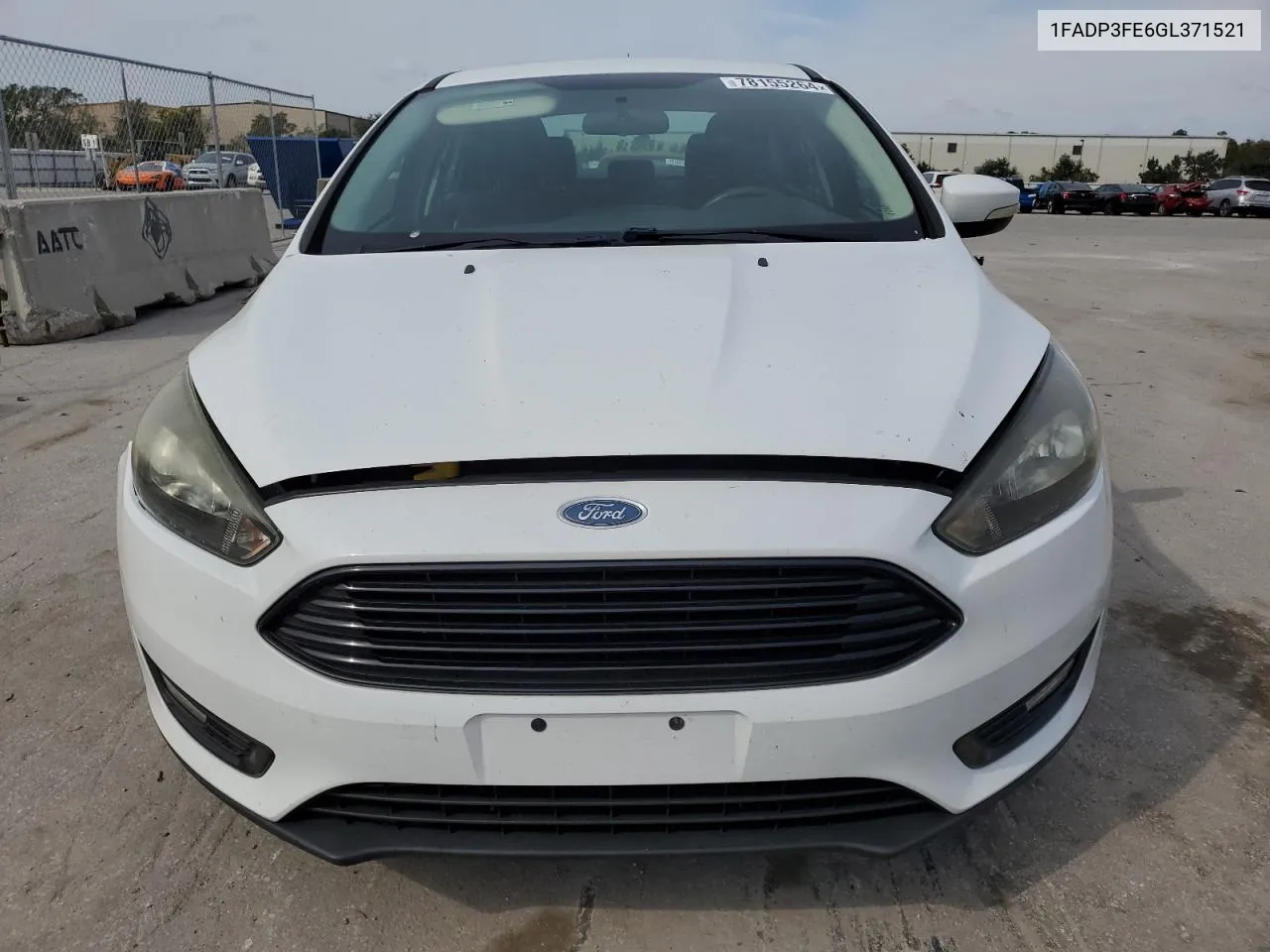 2016 Ford Focus Se VIN: 1FADP3FE6GL371521 Lot: 78155264