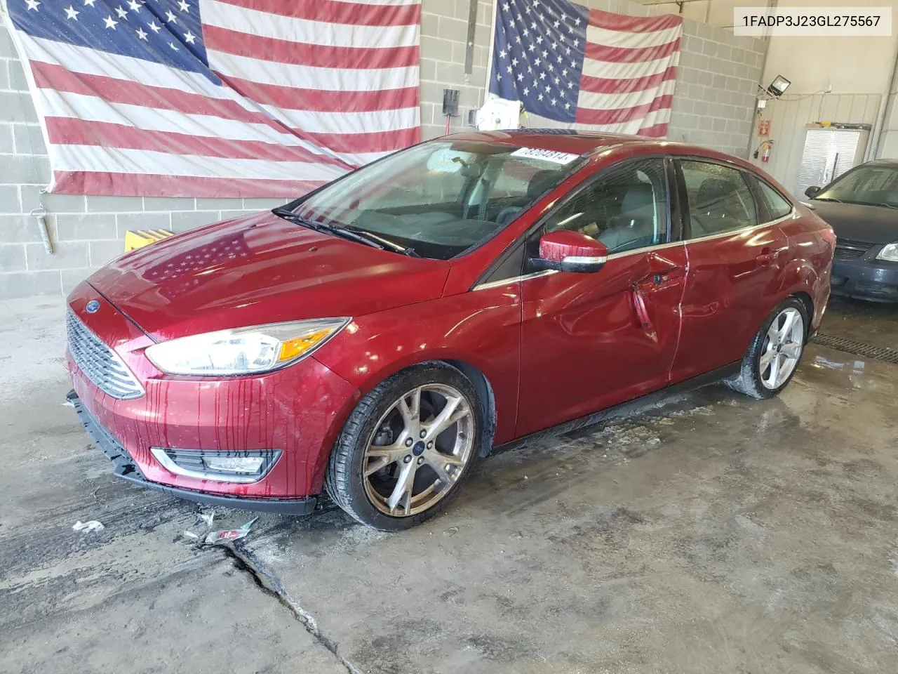 2016 Ford Focus Titanium VIN: 1FADP3J23GL275567 Lot: 78204814