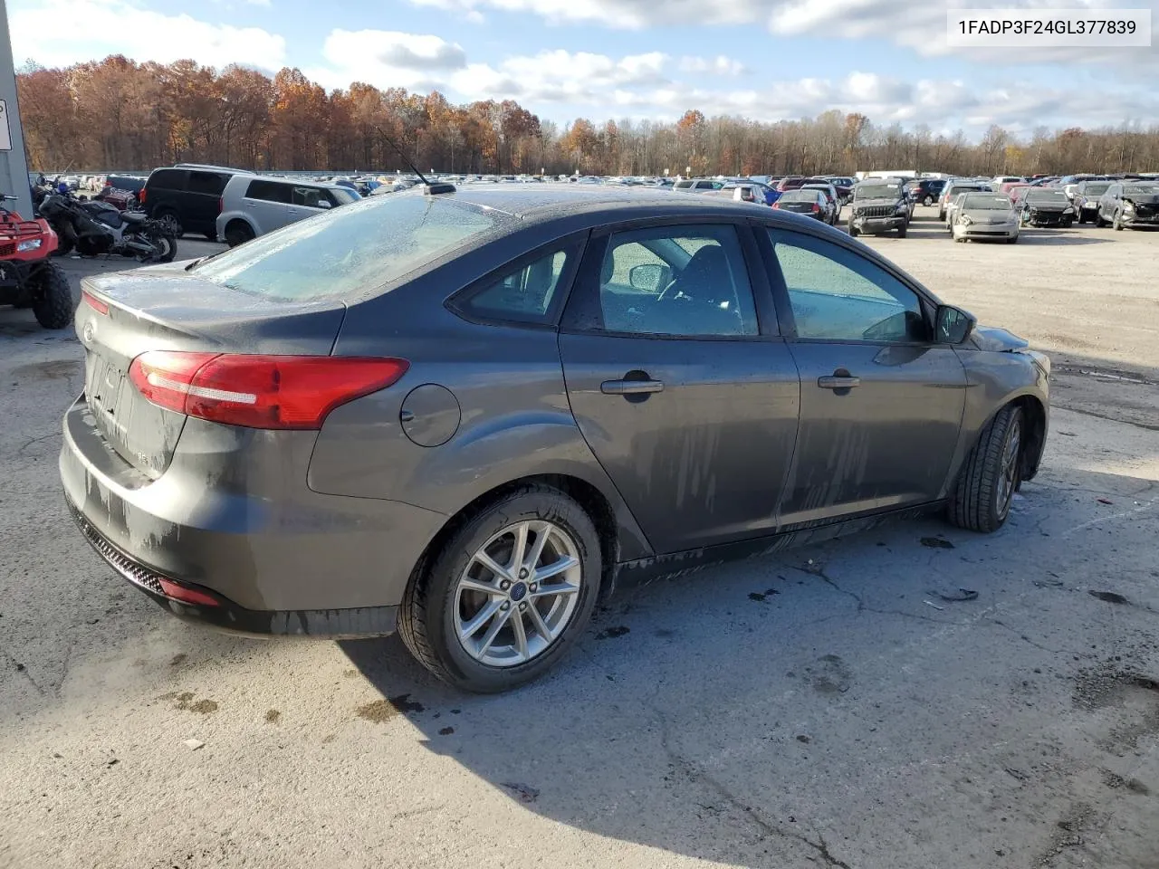 2016 Ford Focus Se VIN: 1FADP3F24GL377839 Lot: 78258724