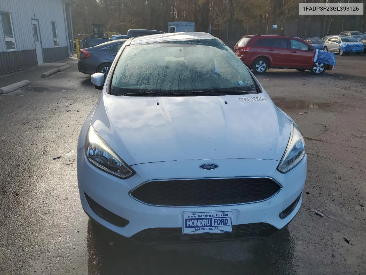 2016 Ford Focus Se VIN: 1FADP3F23GL393126 Lot: 78274324