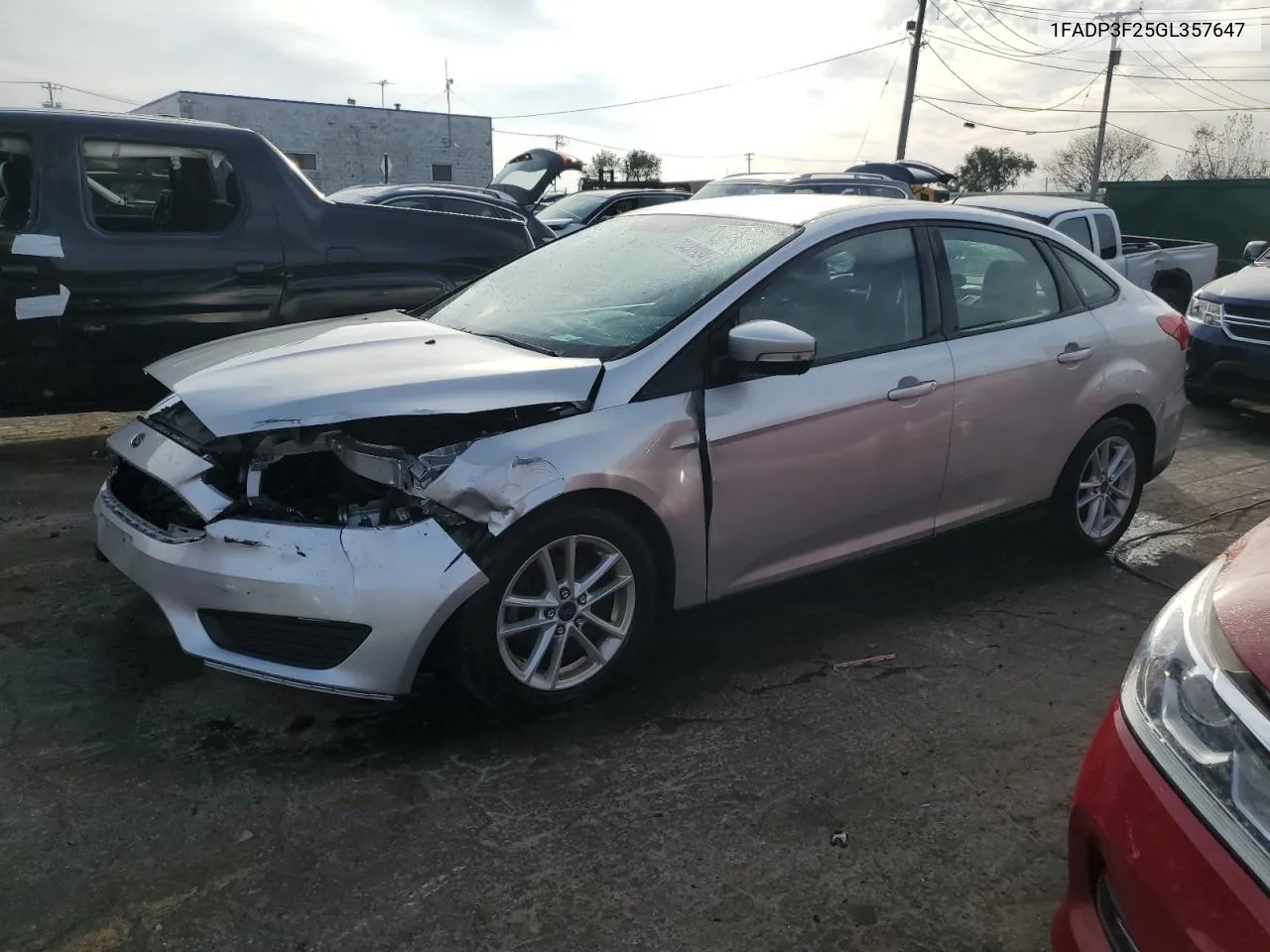 2016 Ford Focus Se VIN: 1FADP3F25GL357647 Lot: 78431934