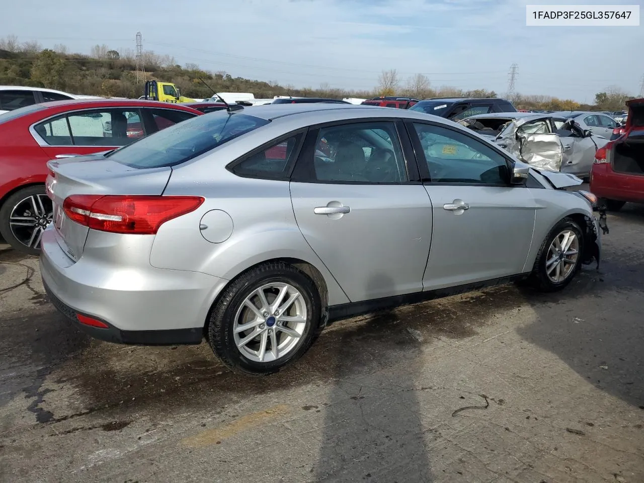 2016 Ford Focus Se VIN: 1FADP3F25GL357647 Lot: 78431934