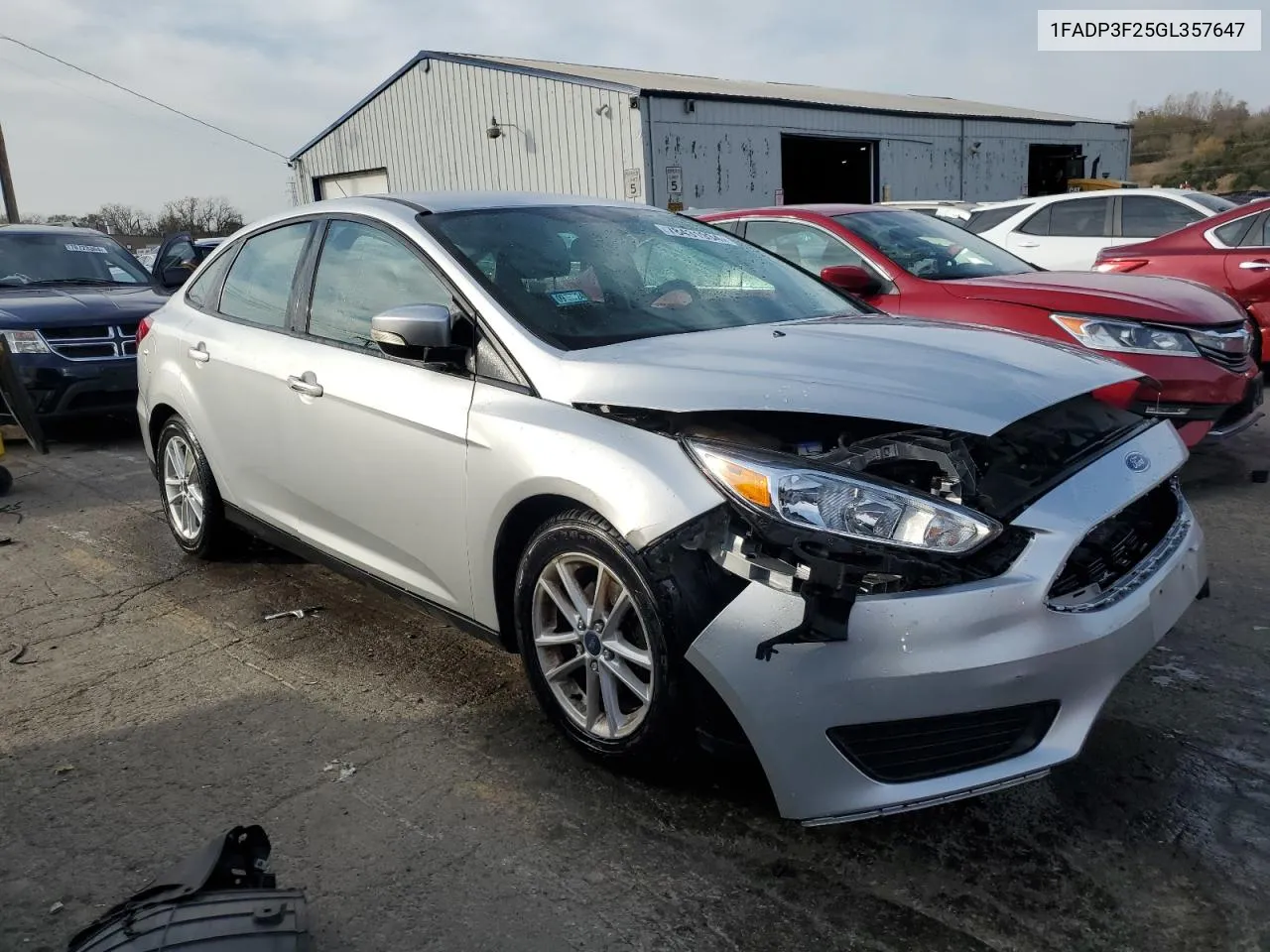 2016 Ford Focus Se VIN: 1FADP3F25GL357647 Lot: 78431934