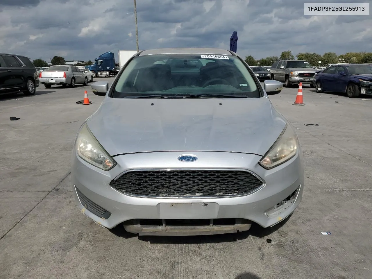 2016 Ford Focus Se VIN: 1FADP3F25GL255913 Lot: 78448664