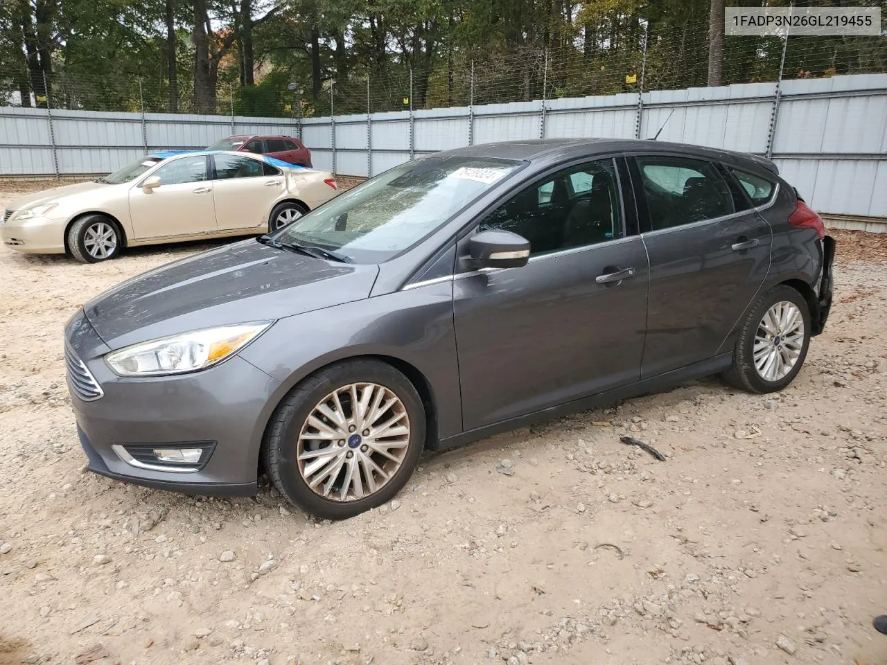 2016 Ford Focus Titanium VIN: 1FADP3N26GL219455 Lot: 78489324