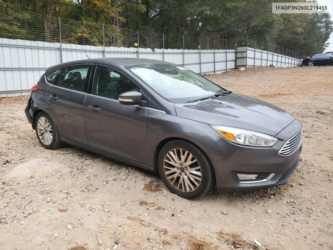 2016 Ford Focus Titanium VIN: 1FADP3N26GL219455 Lot: 78489324