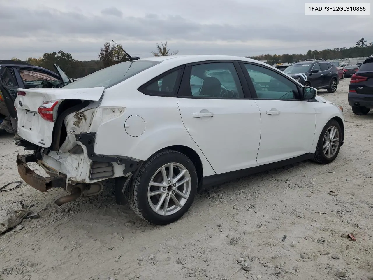 2016 Ford Focus Se VIN: 1FADP3F22GL310866 Lot: 78666754