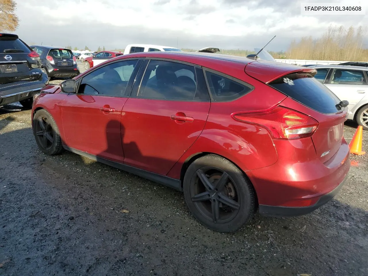 2016 Ford Focus Se VIN: 1FADP3K21GL340608 Lot: 78687974