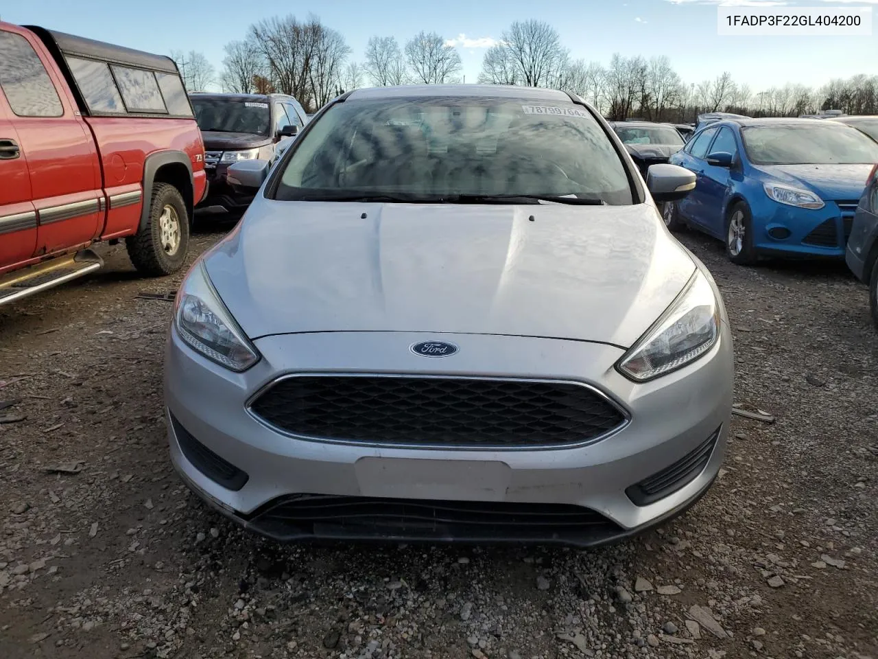 2016 Ford Focus Se VIN: 1FADP3F22GL404200 Lot: 78799764