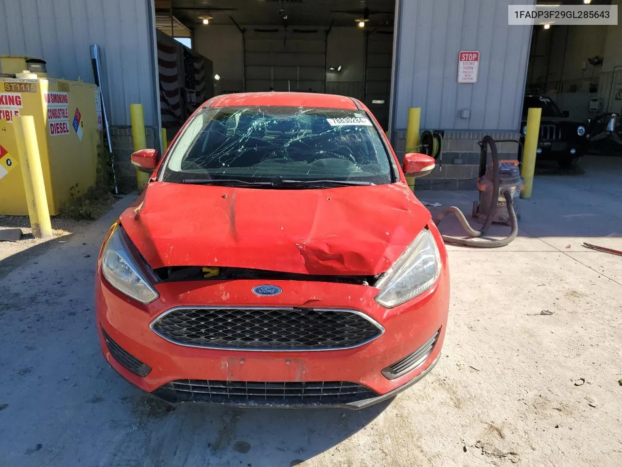 2016 Ford Focus Se VIN: 1FADP3F29GL285643 Lot: 78830284