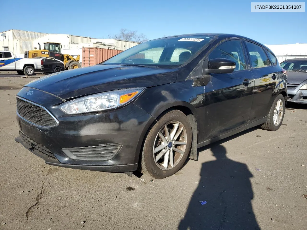 2016 Ford Focus Se VIN: 1FADP3K23GL354087 Lot: 78841724