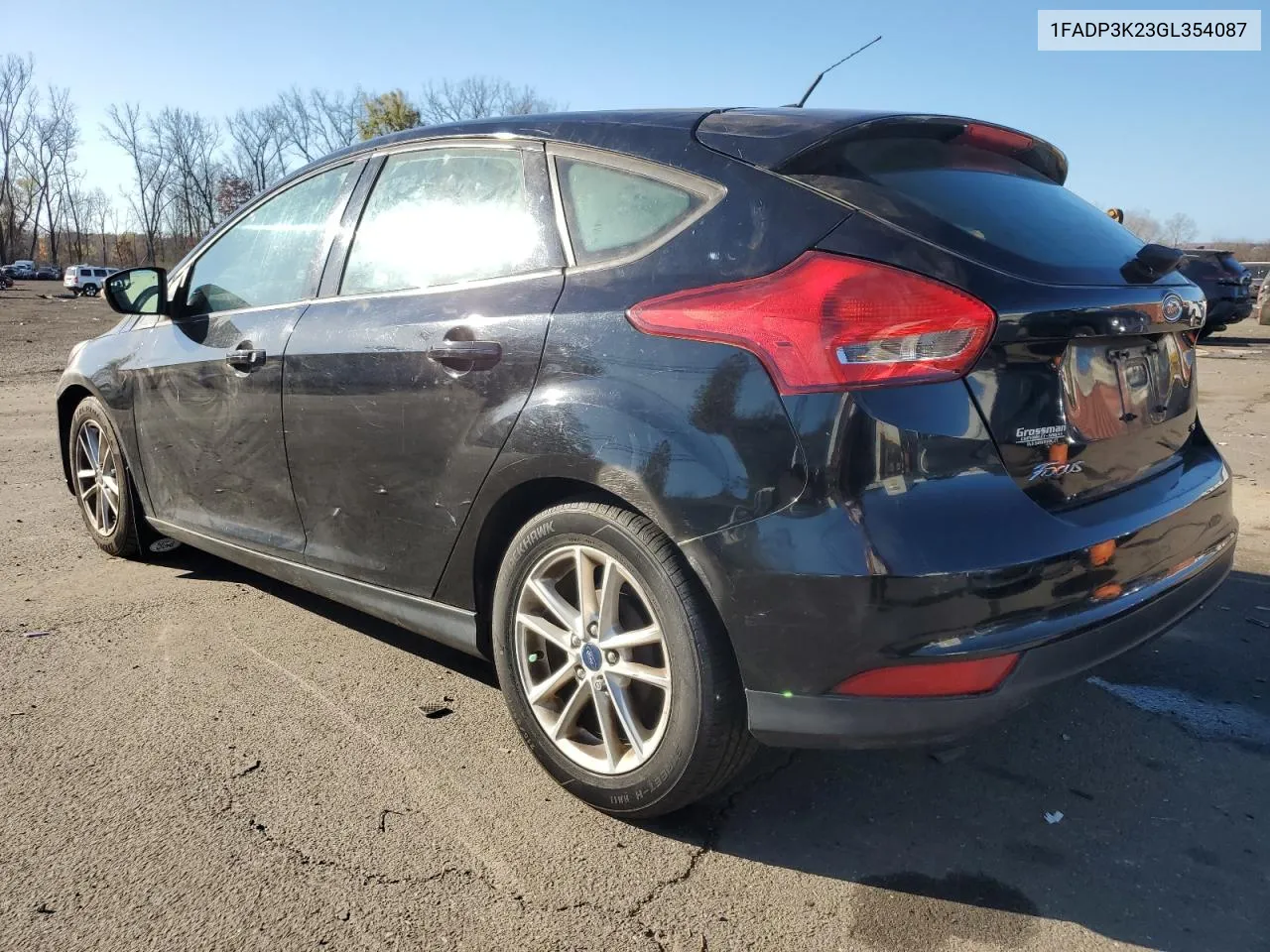 2016 Ford Focus Se VIN: 1FADP3K23GL354087 Lot: 78841724