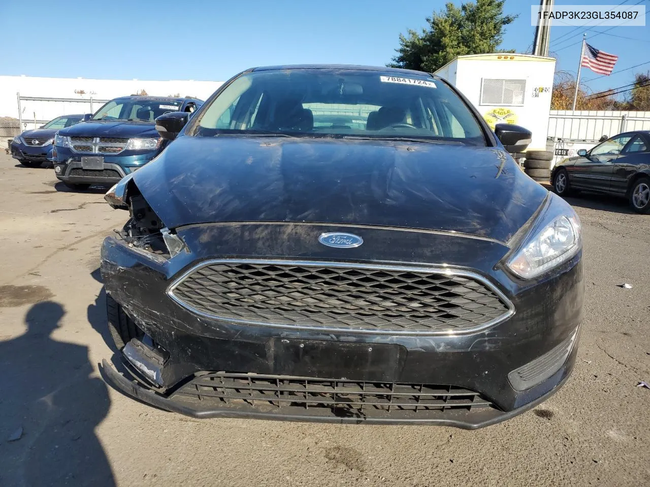 2016 Ford Focus Se VIN: 1FADP3K23GL354087 Lot: 78841724