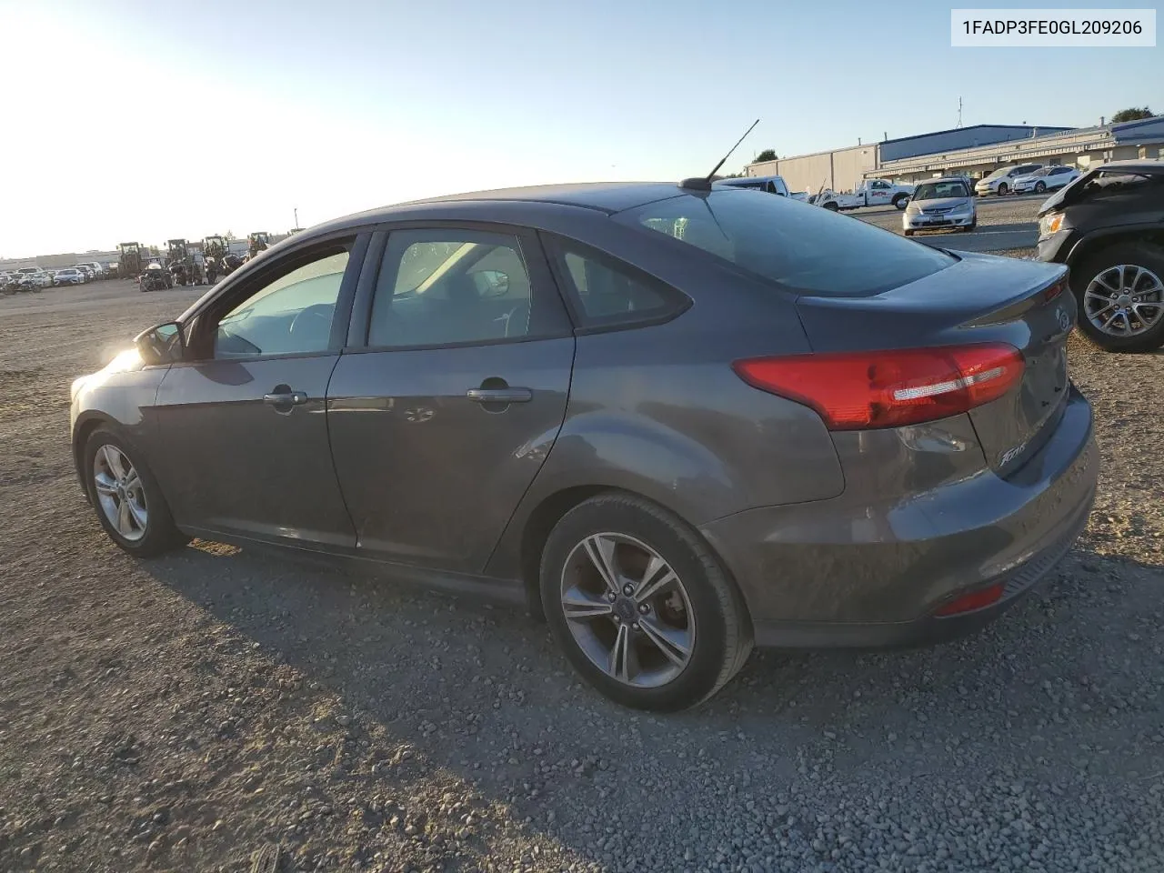 2016 Ford Focus Se VIN: 1FADP3FE0GL209206 Lot: 78905814