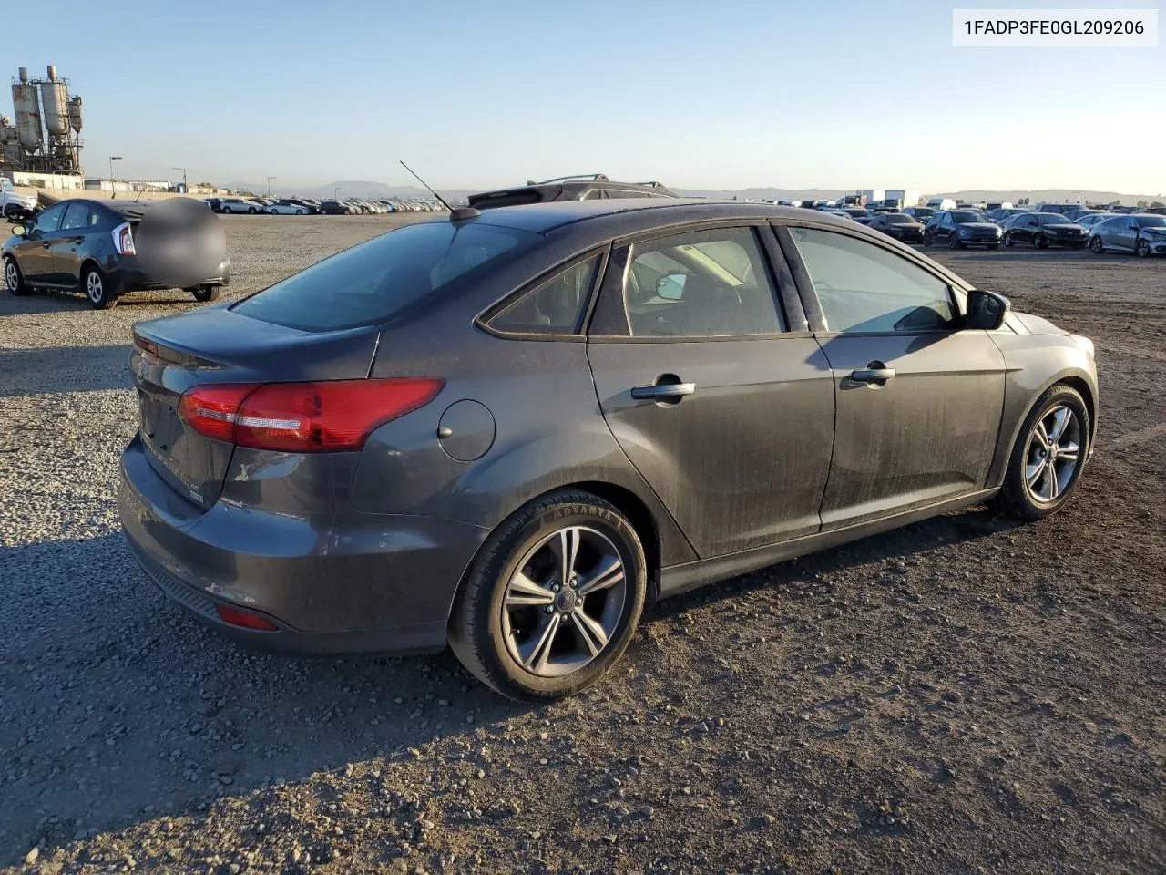 2016 Ford Focus Se VIN: 1FADP3FE0GL209206 Lot: 78905814