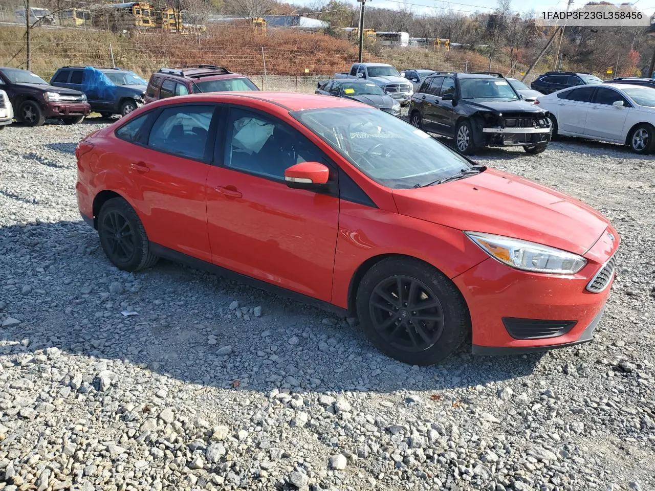 2016 Ford Focus Se VIN: 1FADP3F23GL358456 Lot: 79079594