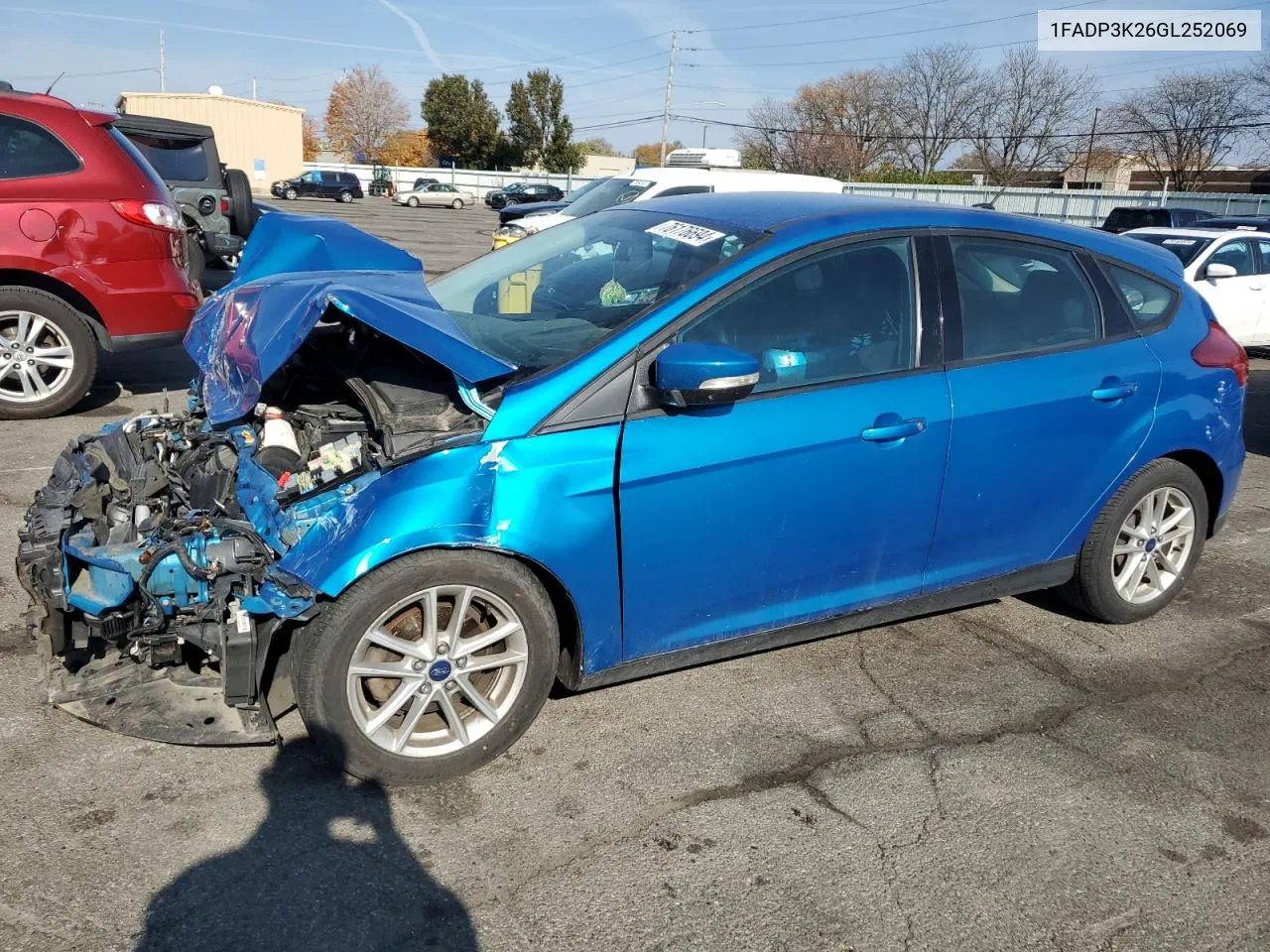 2016 Ford Focus Se VIN: 1FADP3K26GL252069 Lot: 79163934