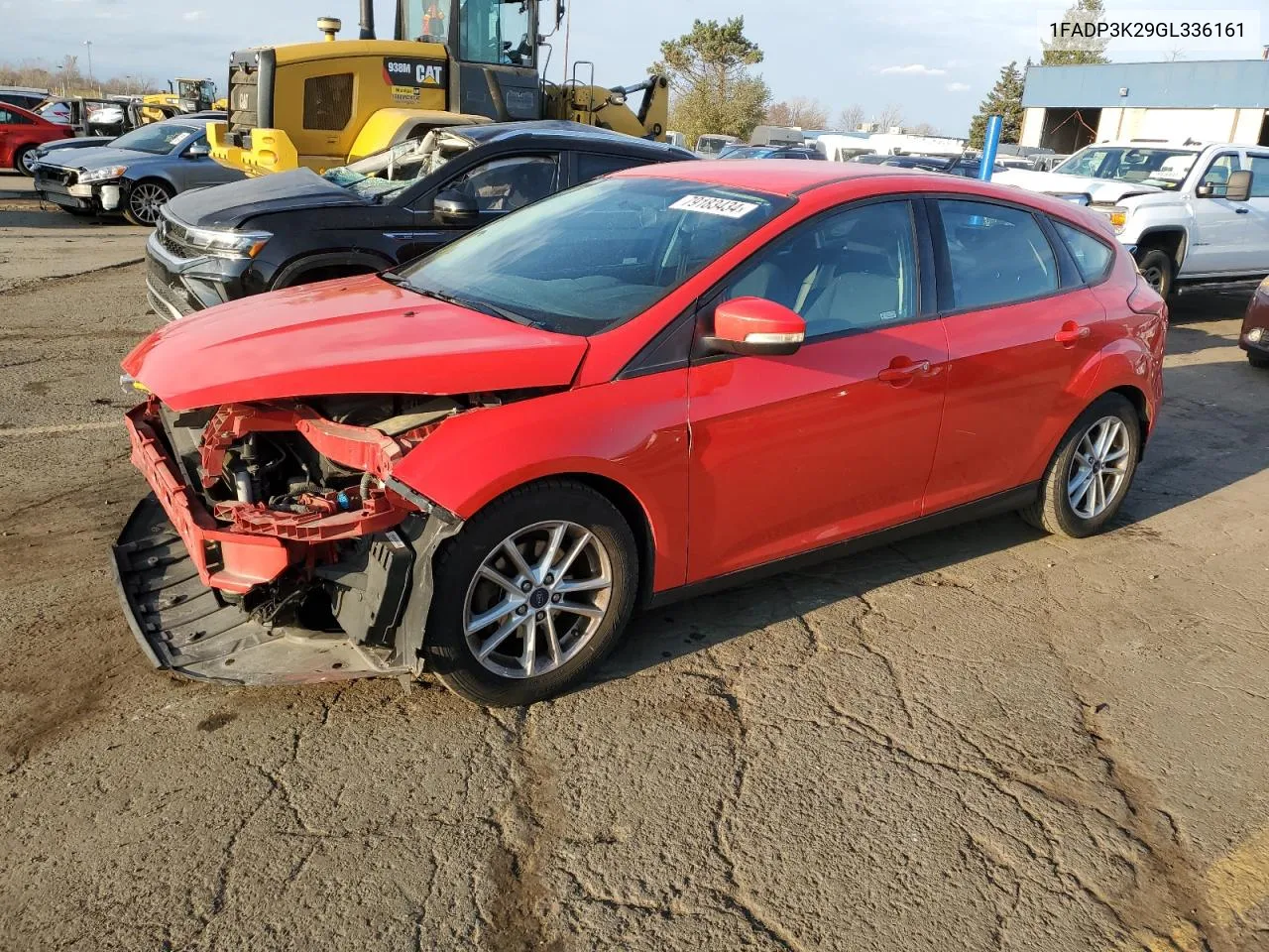 2016 Ford Focus Se VIN: 1FADP3K29GL336161 Lot: 79183434