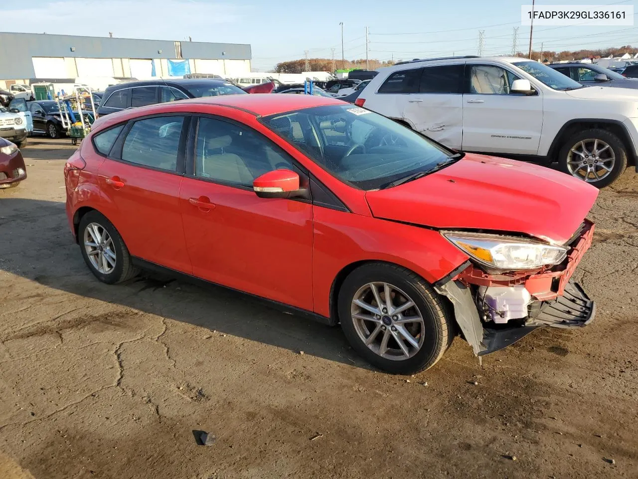 2016 Ford Focus Se VIN: 1FADP3K29GL336161 Lot: 79183434