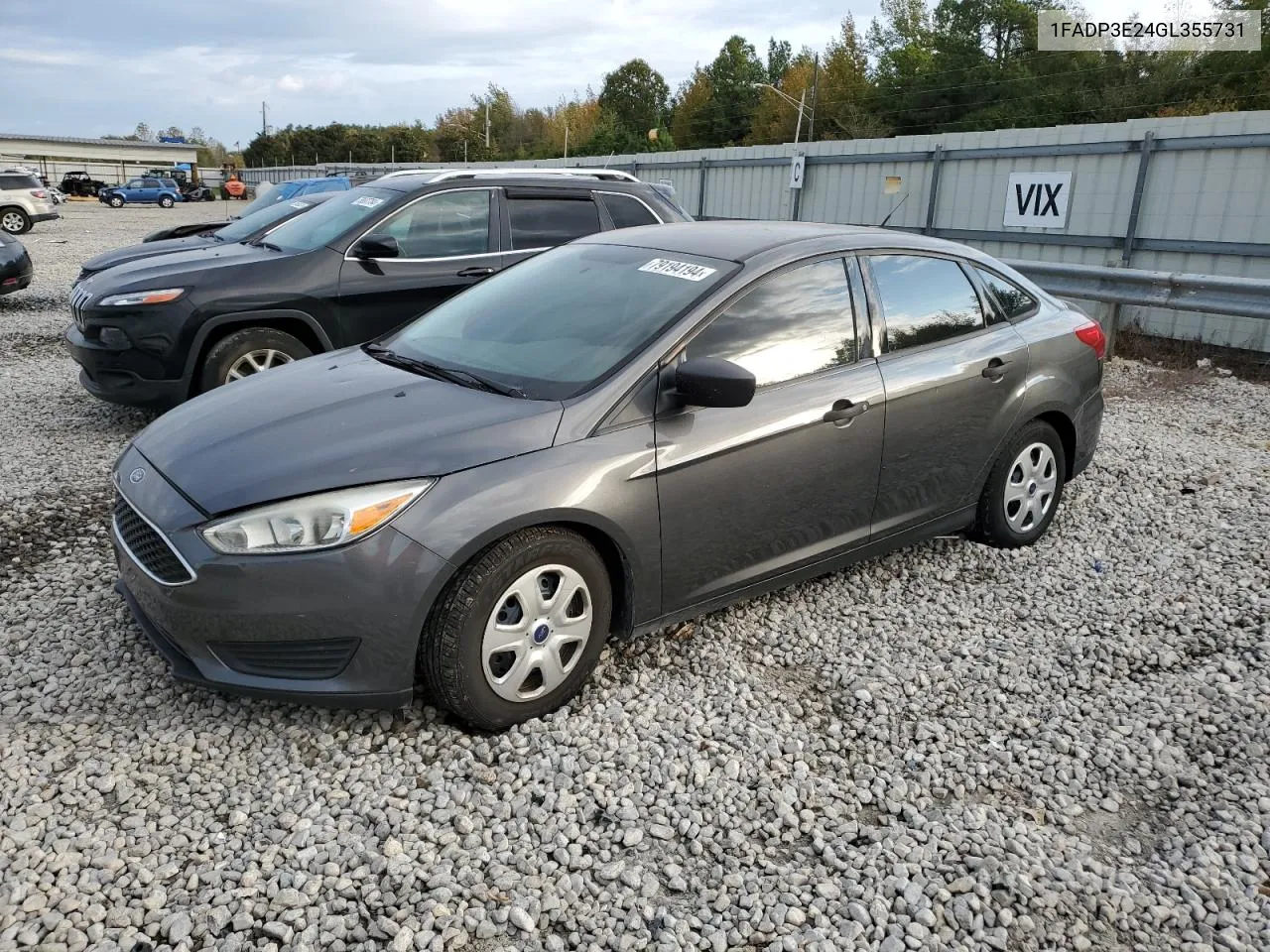 2016 Ford Focus S VIN: 1FADP3E24GL355731 Lot: 79194194