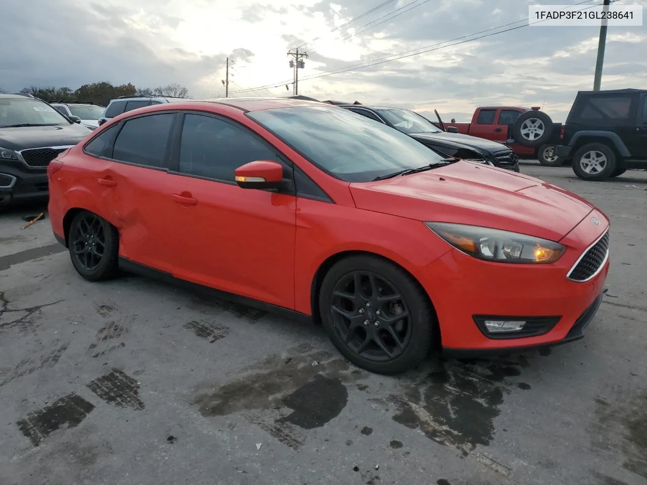 2016 Ford Focus Se VIN: 1FADP3F21GL238641 Lot: 79299774