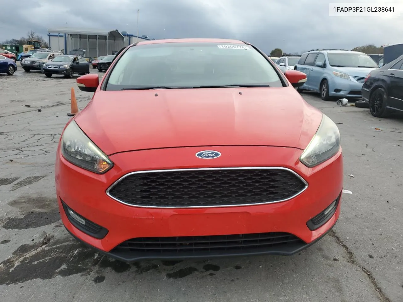 2016 Ford Focus Se VIN: 1FADP3F21GL238641 Lot: 79299774