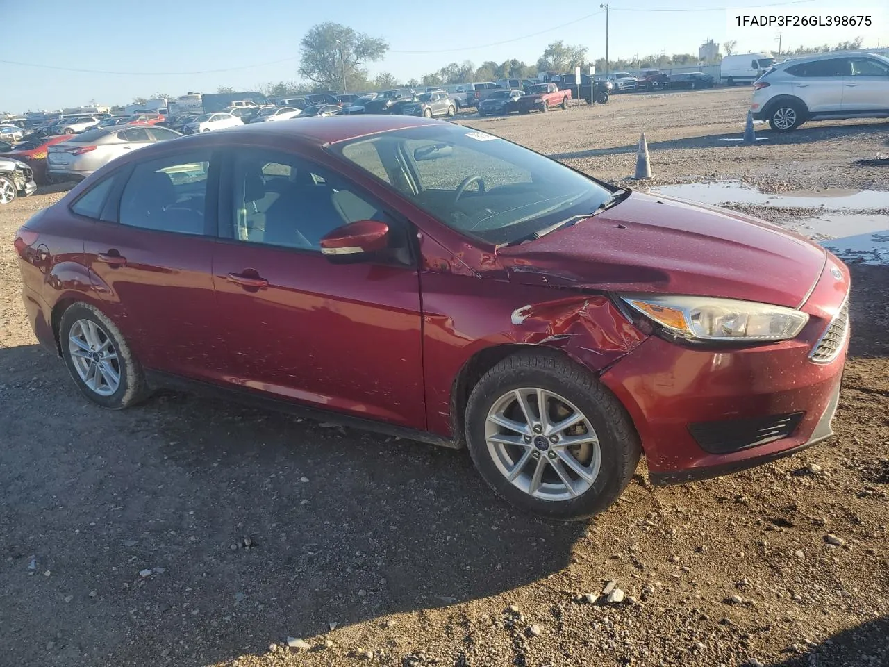 2016 Ford Focus Se VIN: 1FADP3F26GL398675 Lot: 79516474