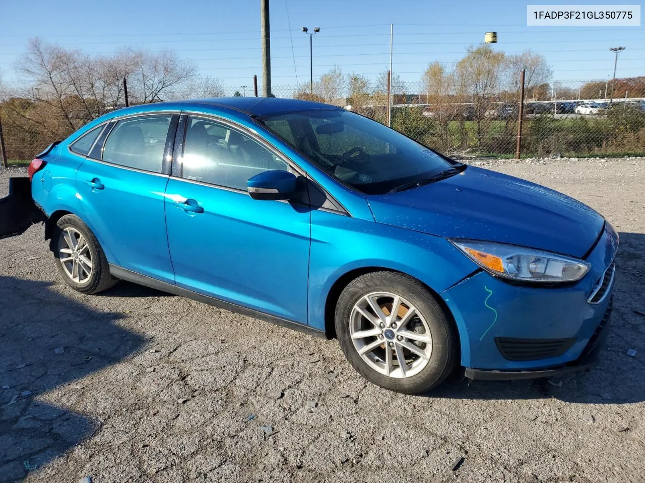 2016 Ford Focus Se VIN: 1FADP3F21GL350775 Lot: 79539144