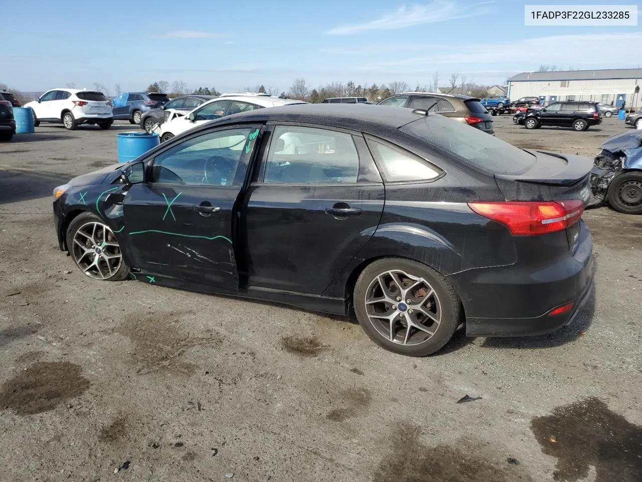 2016 Ford Focus Se VIN: 1FADP3F22GL233285 Lot: 79542094