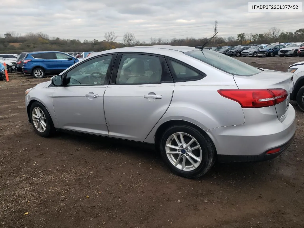 2016 Ford Focus Se VIN: 1FADP3F22GL377452 Lot: 79543924