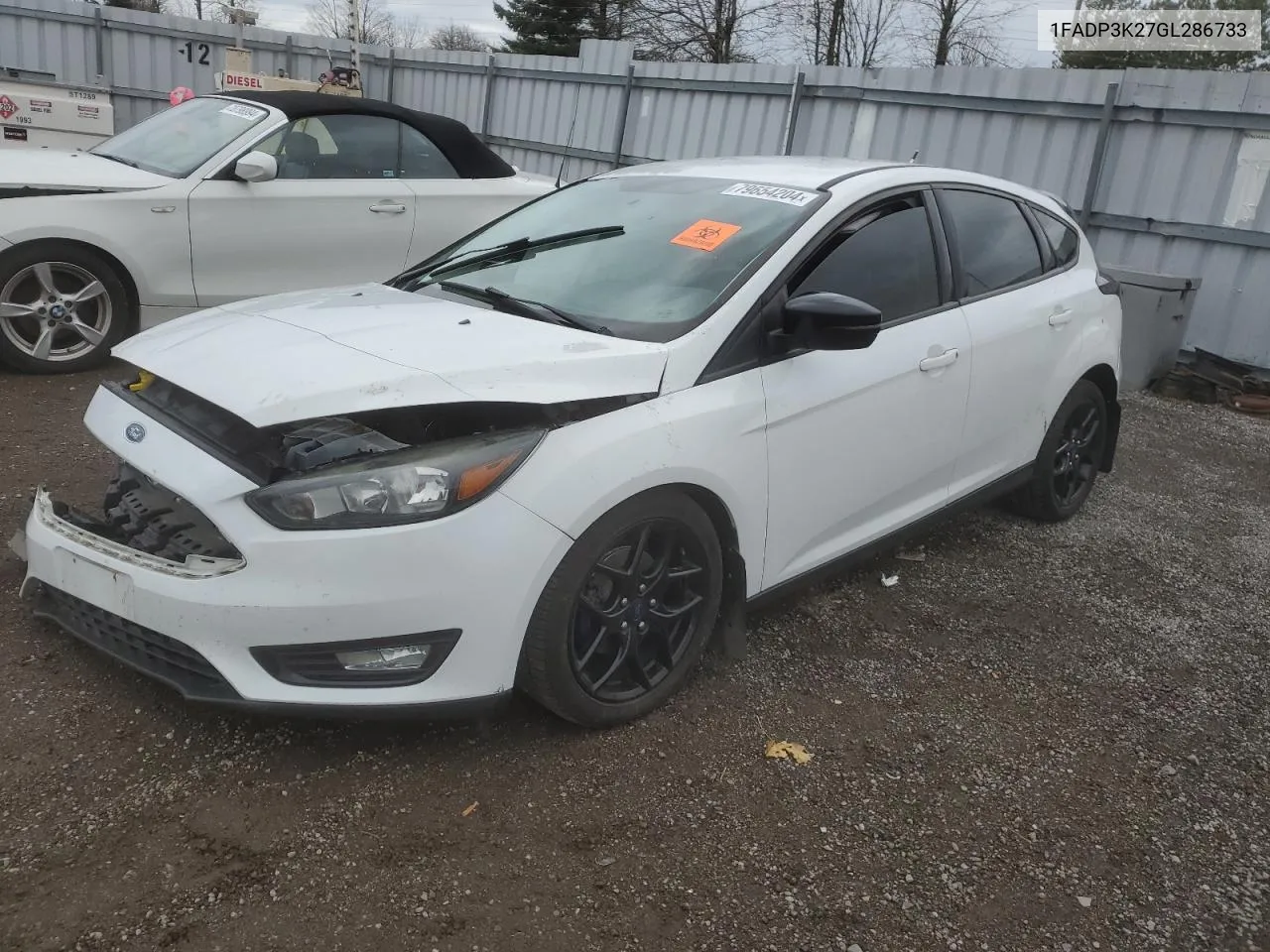 2016 Ford Focus Se VIN: 1FADP3K27GL286733 Lot: 79654204