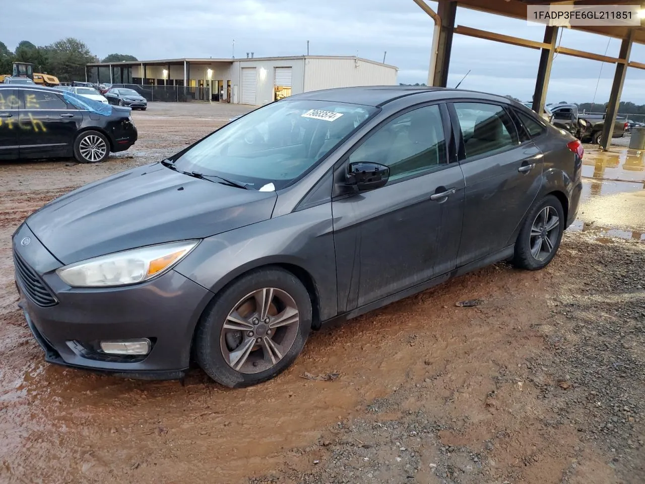 2016 Ford Focus Se VIN: 1FADP3FE6GL211851 Lot: 79683574