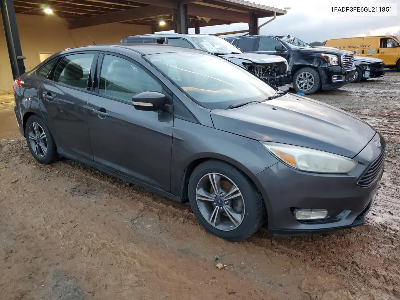 2016 Ford Focus Se VIN: 1FADP3FE6GL211851 Lot: 79683574