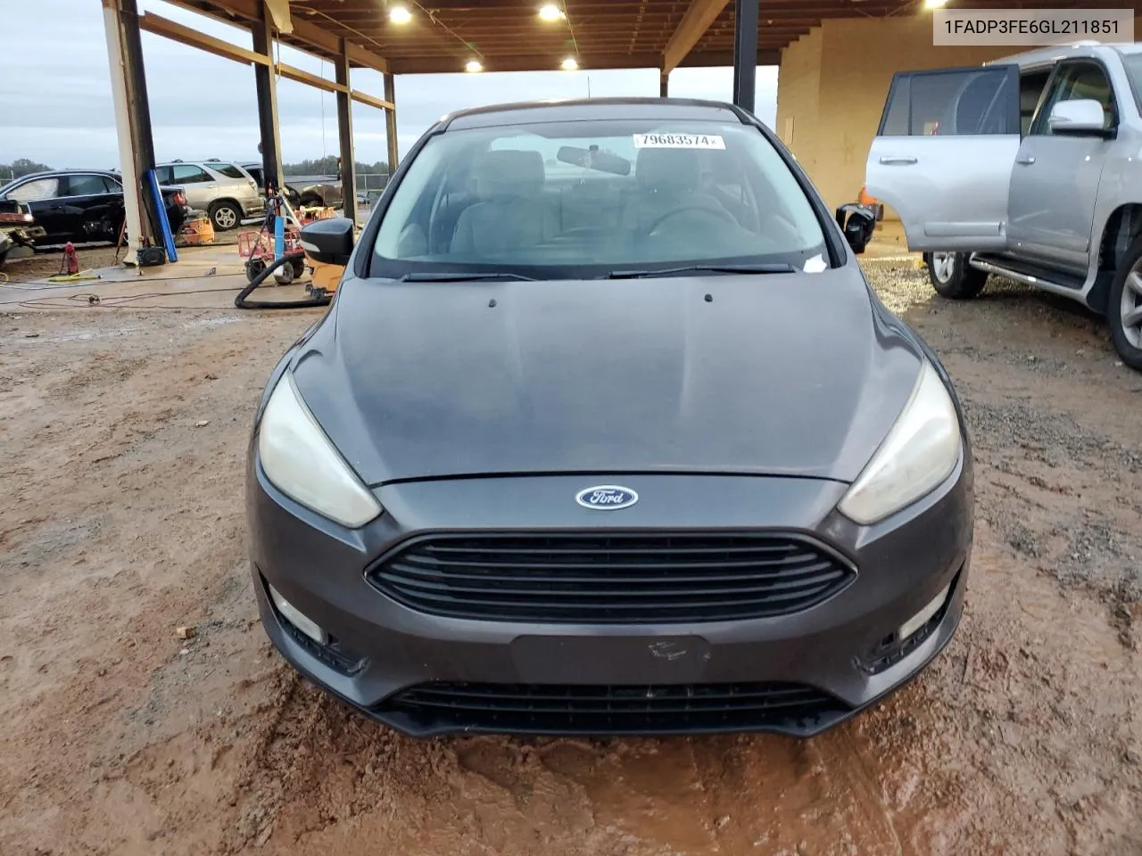 2016 Ford Focus Se VIN: 1FADP3FE6GL211851 Lot: 79683574