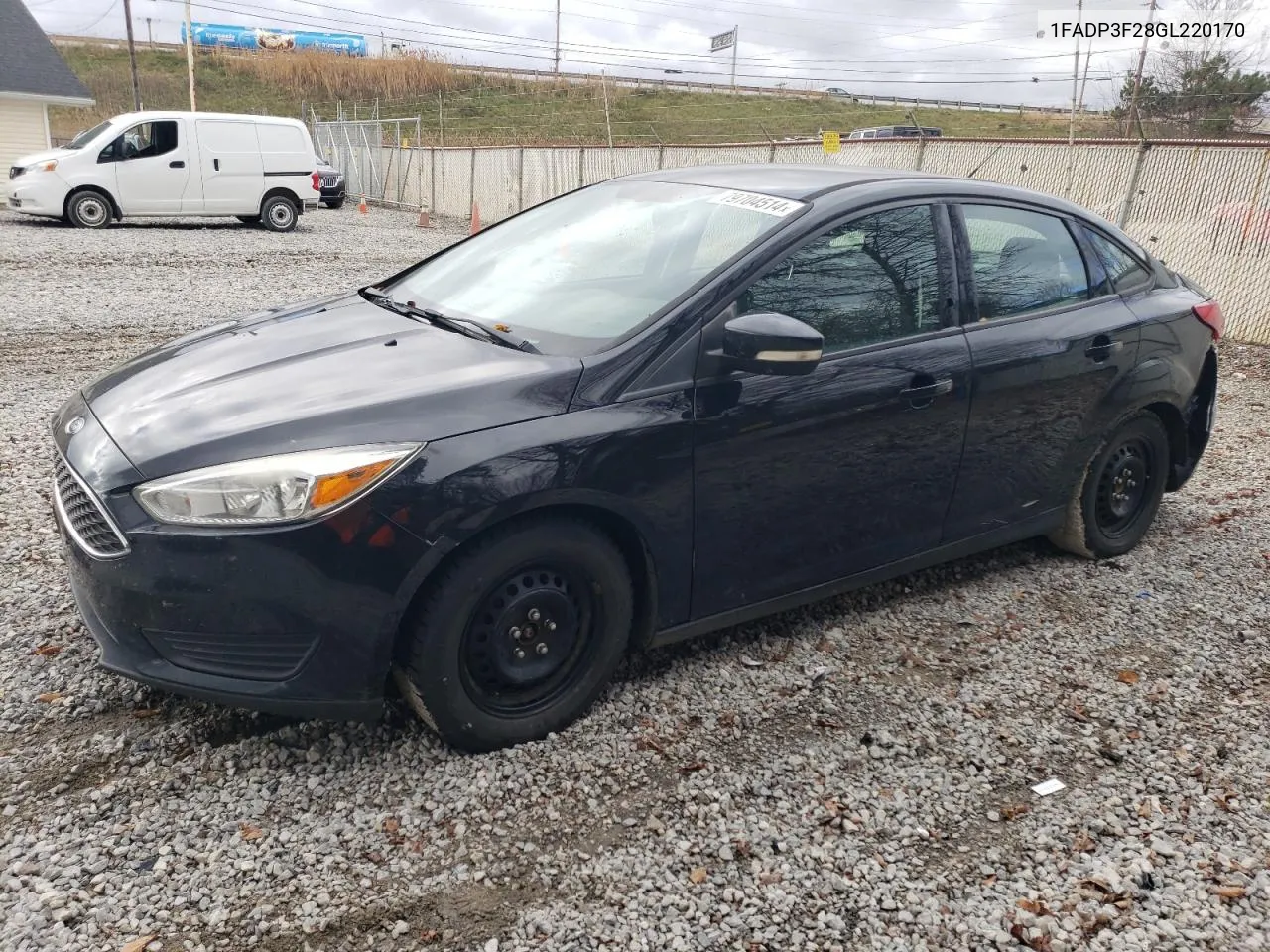 2016 Ford Focus Se VIN: 1FADP3F28GL220170 Lot: 79704514