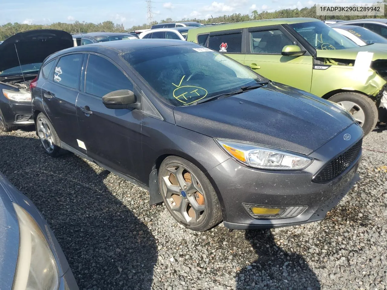 2016 Ford Focus Se VIN: 1FADP3K29GL289942 Lot: 79713044