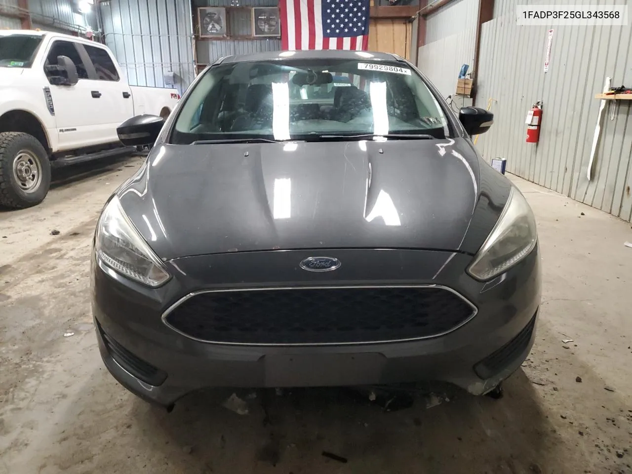 2016 Ford Focus Se VIN: 1FADP3F25GL343568 Lot: 79929804