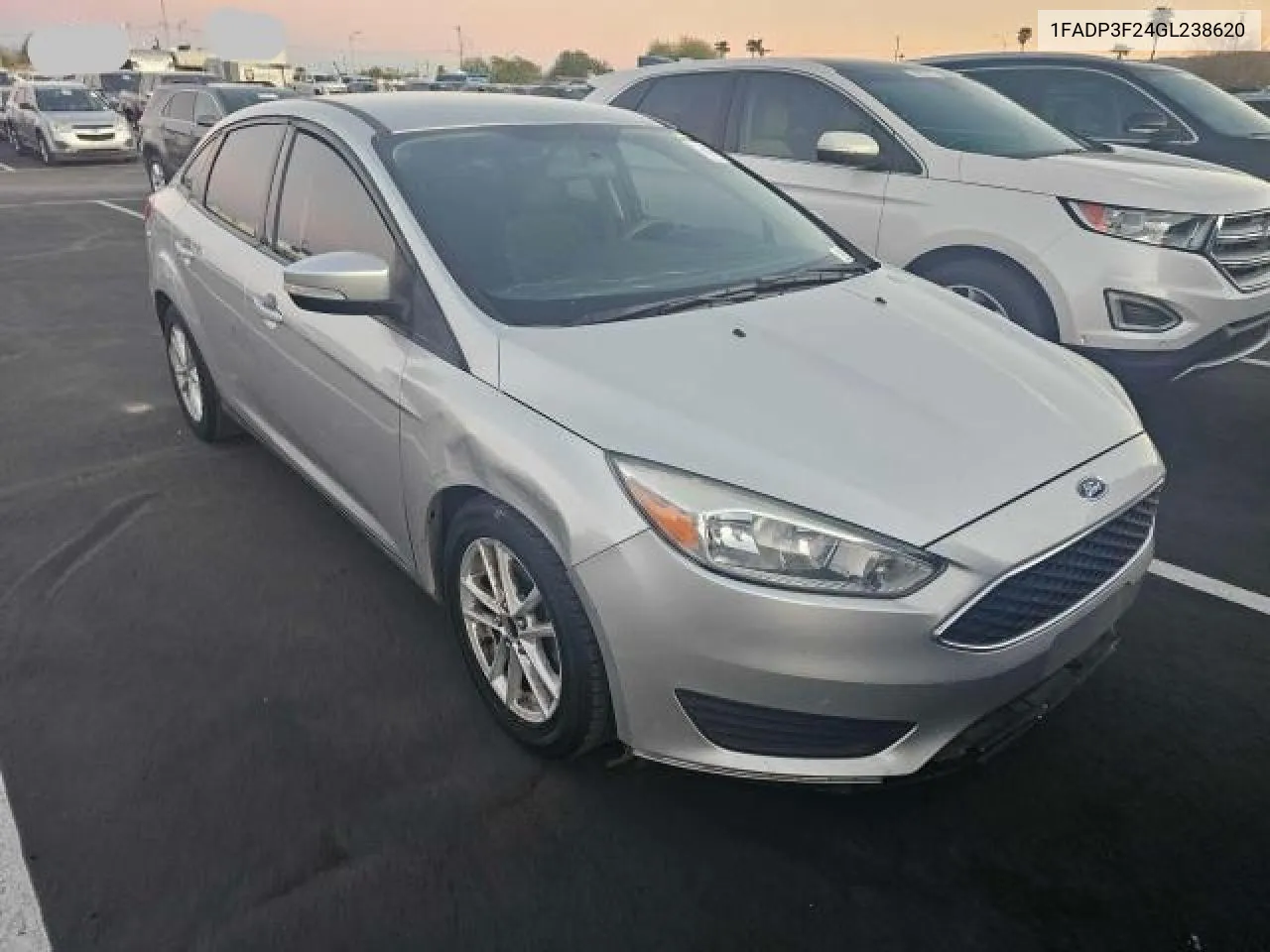 2016 Ford Focus Se VIN: 1FADP3F24GL238620 Lot: 79977994