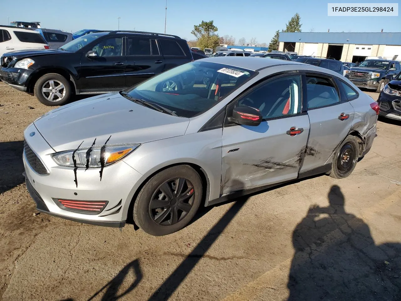 2016 Ford Focus S VIN: 1FADP3E25GL298424 Lot: 80109634