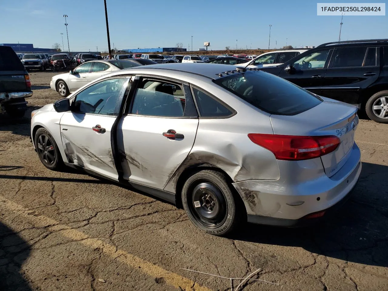 2016 Ford Focus S VIN: 1FADP3E25GL298424 Lot: 80109634