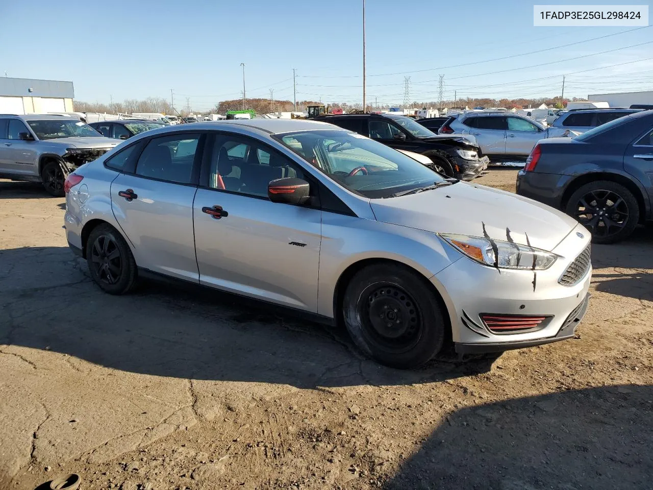 2016 Ford Focus S VIN: 1FADP3E25GL298424 Lot: 80109634