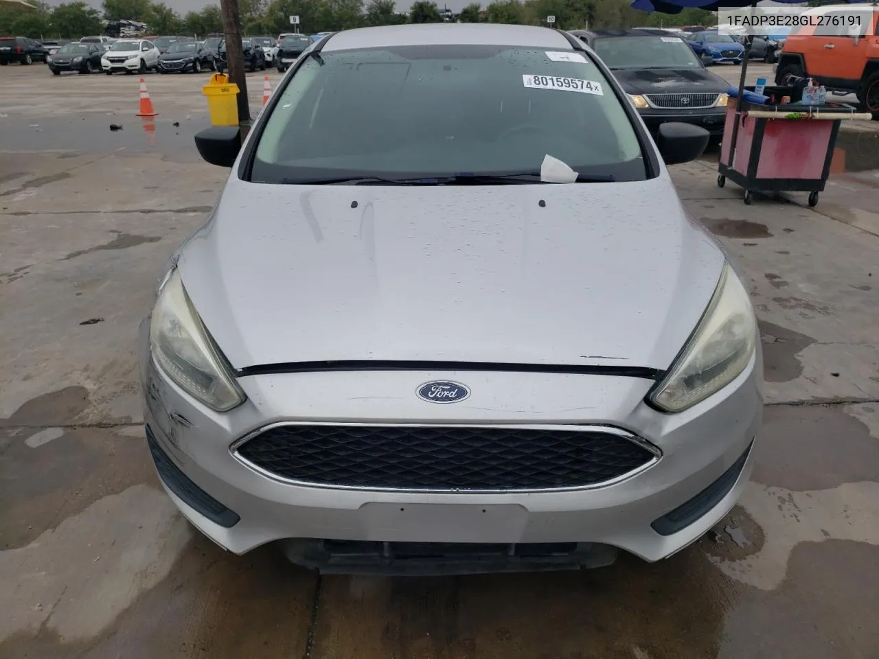 2016 Ford Focus S VIN: 1FADP3E28GL276191 Lot: 80159574