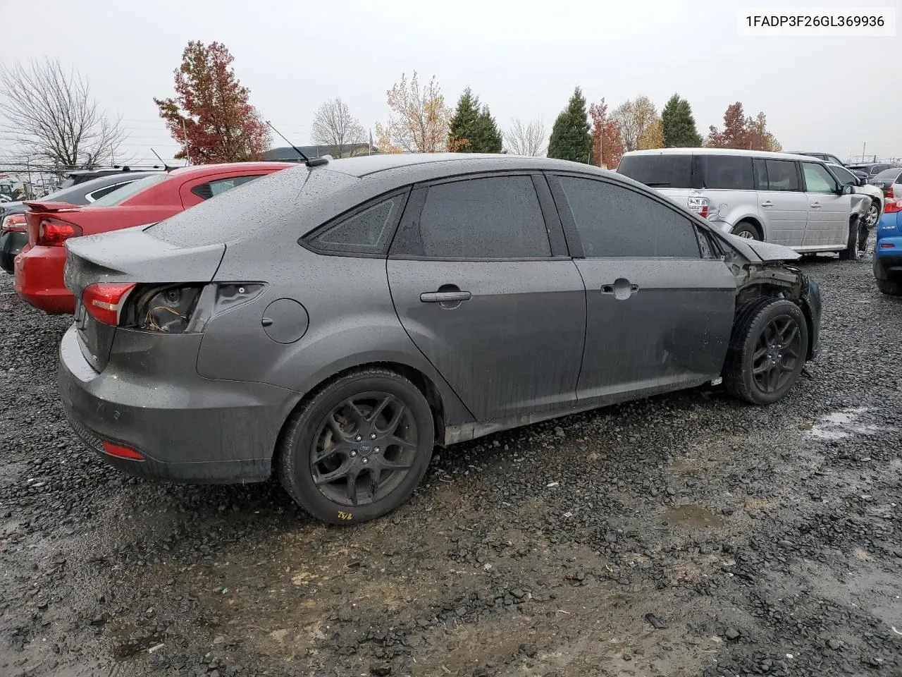 2016 Ford Focus Se VIN: 1FADP3F26GL369936 Lot: 80229064