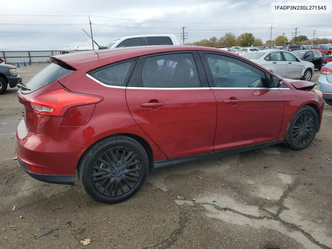 2016 Ford Focus Titanium VIN: 1FADP3N23GL271545 Lot: 80321494