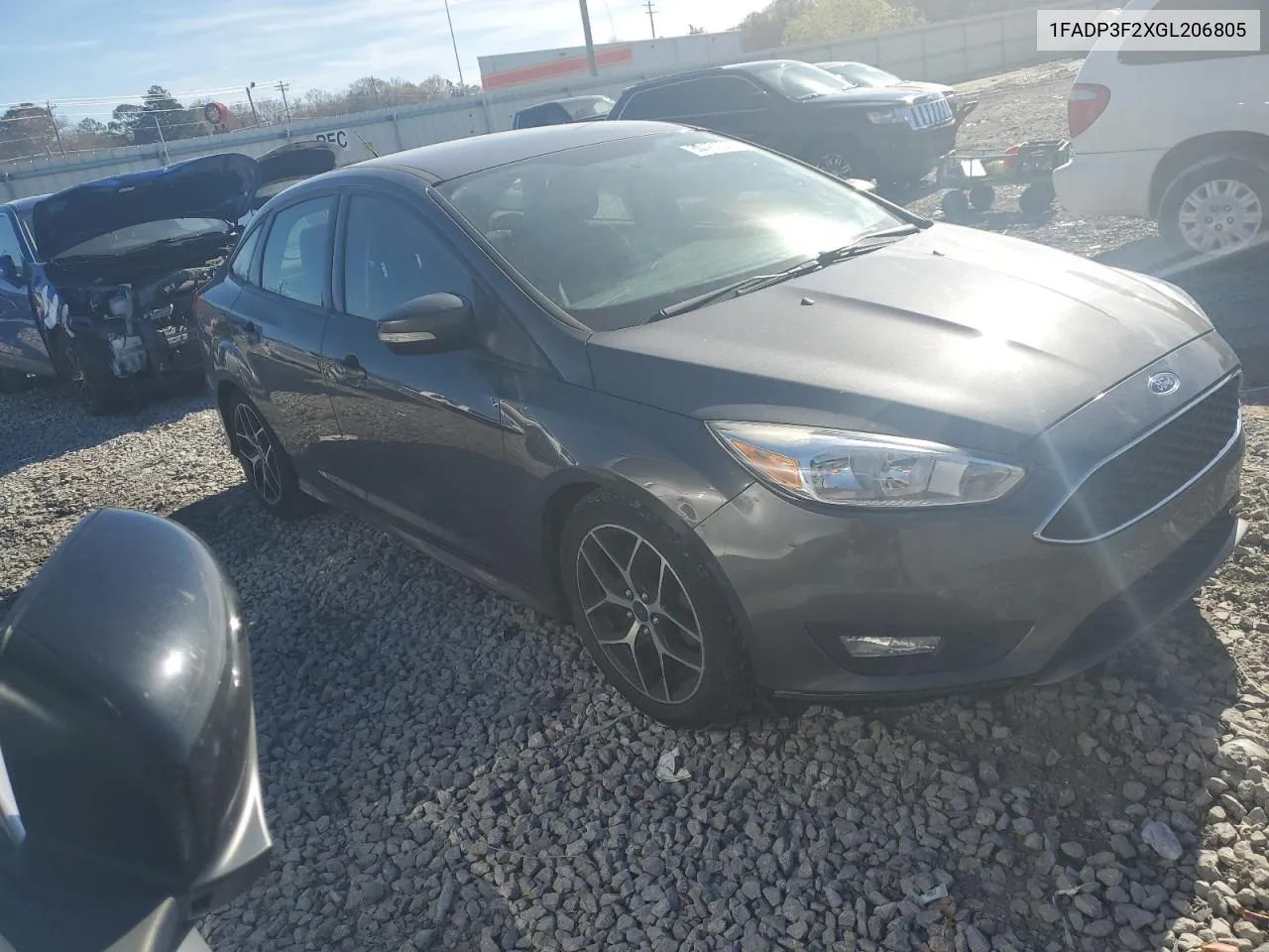 1FADP3F2XGL206805 2016 Ford Focus Se