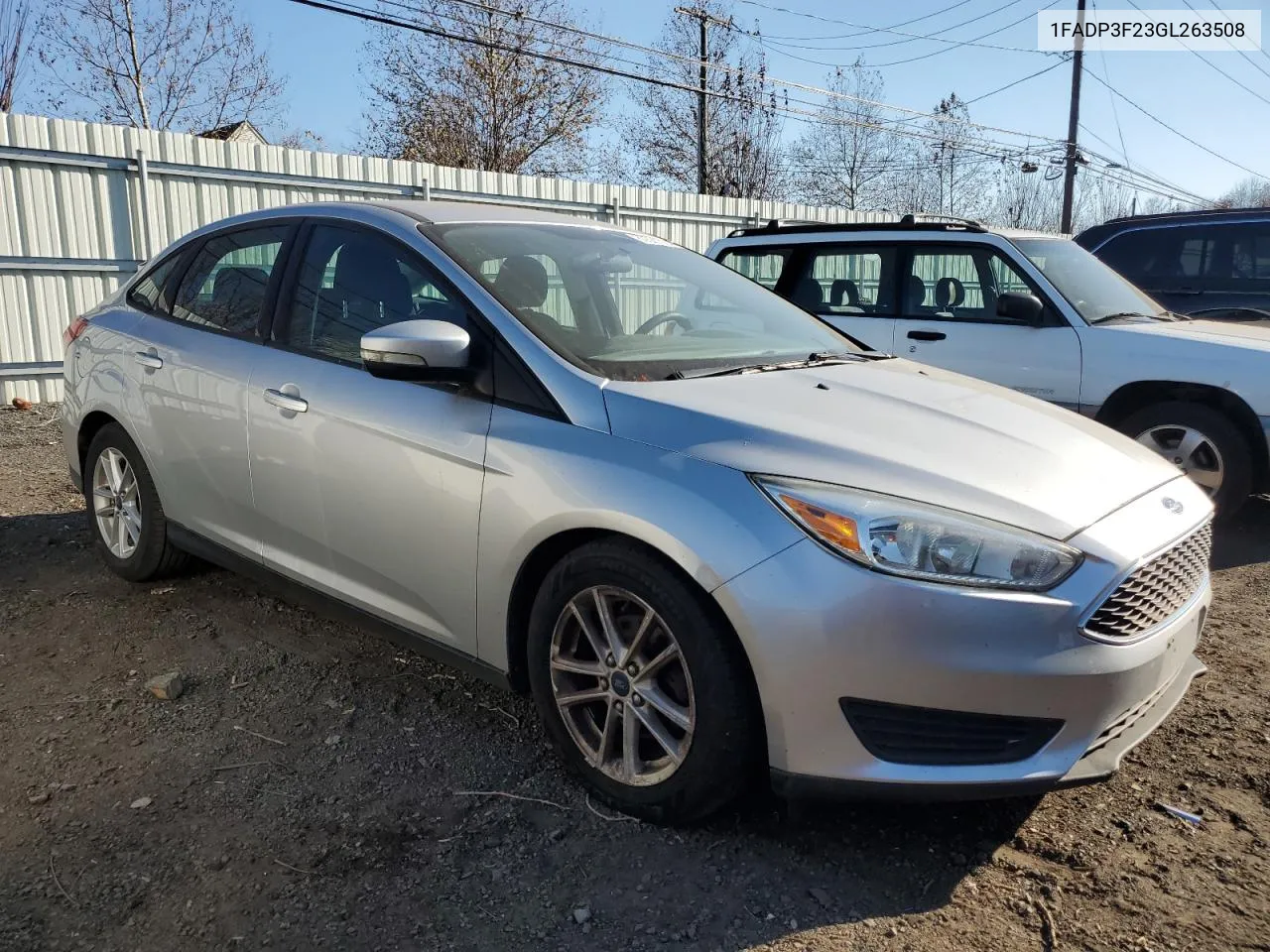 2016 Ford Focus Se VIN: 1FADP3F23GL263508 Lot: 80591924