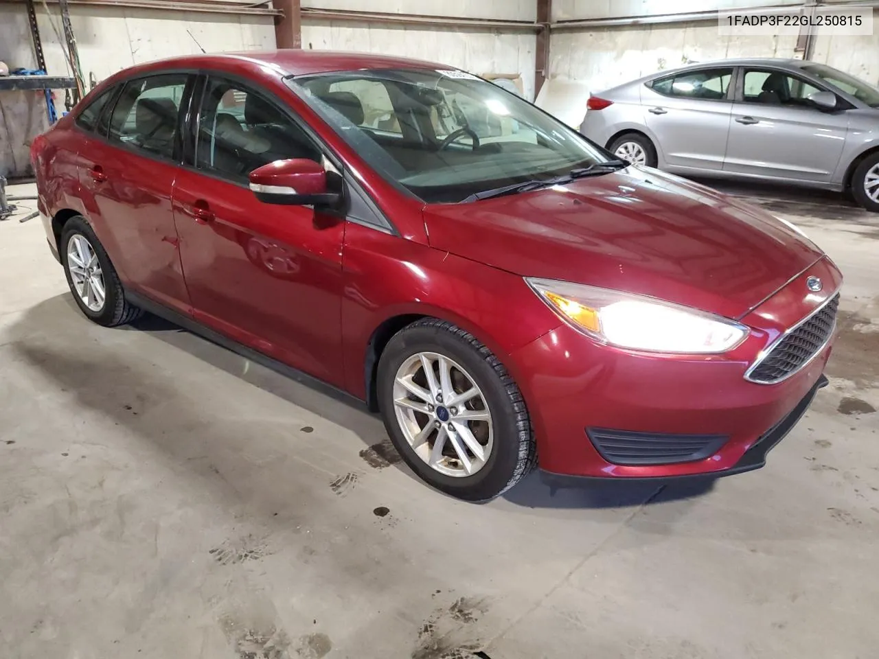 2016 Ford Focus Se VIN: 1FADP3F22GL250815 Lot: 80594294