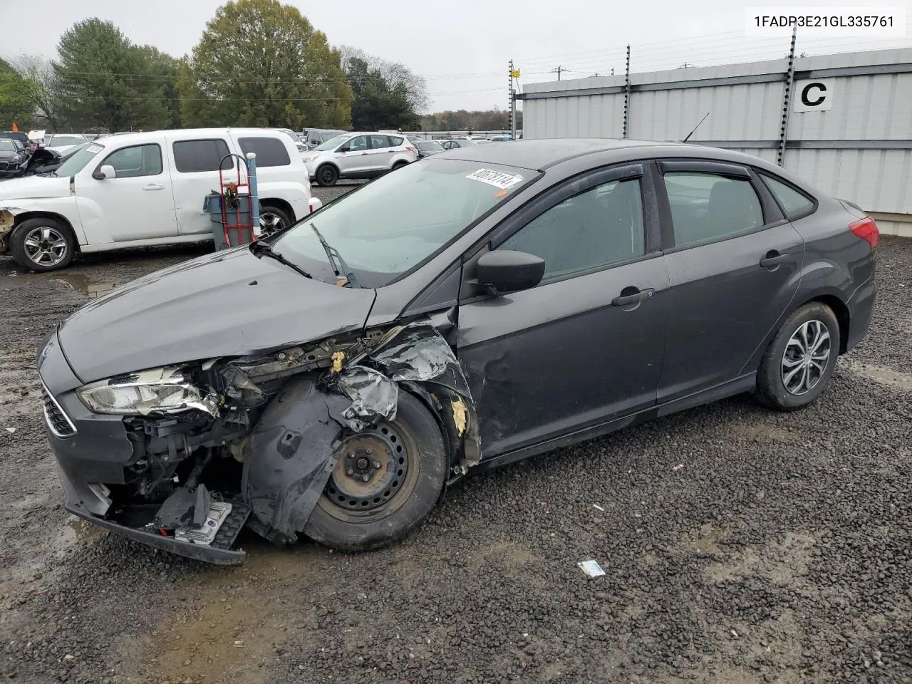 2016 Ford Focus S VIN: 1FADP3E21GL335761 Lot: 80678114