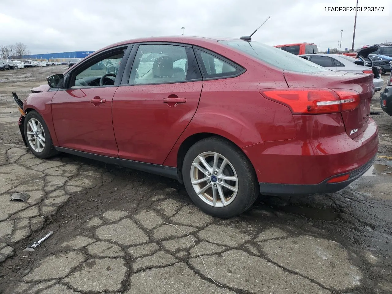 2016 Ford Focus Se VIN: 1FADP3F26GL233547 Lot: 80682324