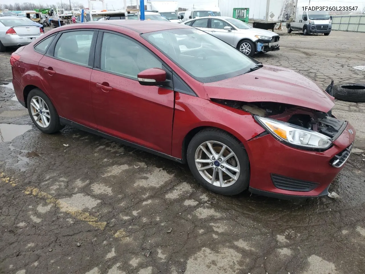 2016 Ford Focus Se VIN: 1FADP3F26GL233547 Lot: 80682324